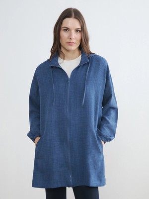 Lc Waikiki Yeni Sezon Kapüşonlu Oversize Kadın Tunik