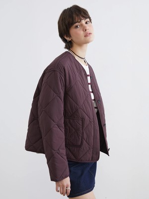 Lc Waikiki Yeni Sezon Bisiklet Yaka Kapitone Oversize Kadın Ceket