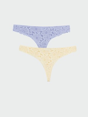 Lc Waikiki Yeni Sezon Dantelli Tanga Külot 2'li