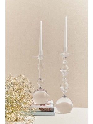 Paşabahçe Bilye Mumluk 45 Cm, Şık Dekoratif
