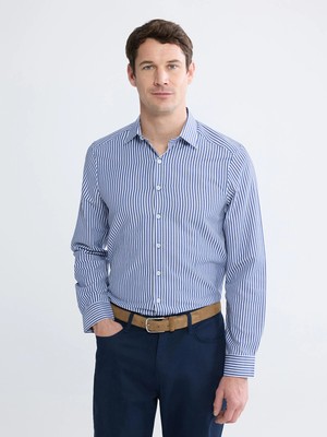 Lc Waikiki Yeni Sezon Slim Fit Çizgili Erkek Gömlek