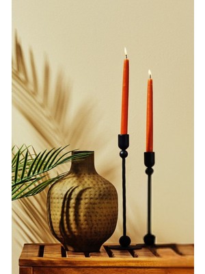 Paşabahçe Metal Şamdan Mumluk M 28 Cm, Şık Dekoratif