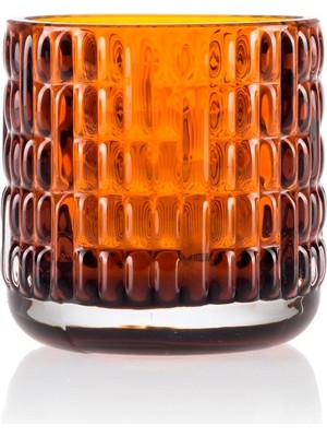 Paşabahçe Yağmur Mumluk Amber, Şık Dekoratif