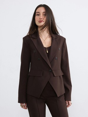 Lc Waikiki Yeni Sezon Petite Kruvaze Yaka Kadın Blazer Ceket