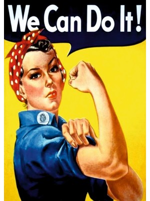 Lucena We Can Do It Motivasyonel Ahşap Mdf Tablo Duvar Dekoru Eskitme Dekoratif Tablo