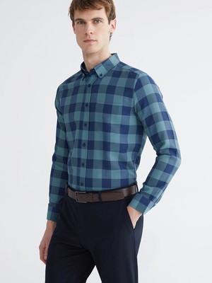Lc Waikiki Yeni Sezon Regular Fit Ekose Erkek Gömlek