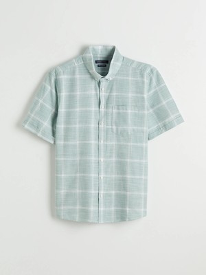 Lc Waikiki Yeni Sezon Regular Fit Kareli Erkek Gömlek