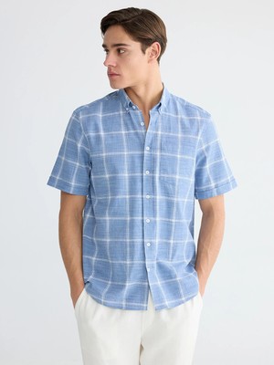Lc Waikiki Yeni Sezon Regular Fit Kareli Erkek Gömlek