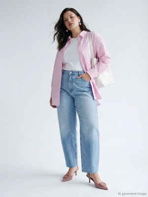 Lc Waikiki Yeni Sezon Barrel Fit Kadın Jean Pantolon
