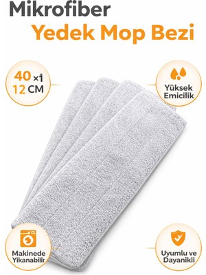 Adefco Mikrofiber Yedek Mop Bez