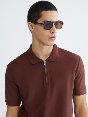 Lc Waikiki Yeni Sezon Polo Yaka Penye Erkek Tişört