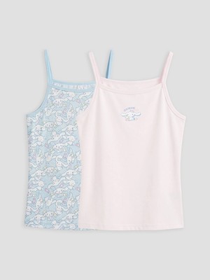 Lc Waikiki Yeni Sezon Cinnamoroll Baskılı Ip Askılı Kız Çocuk Atlet 2'li