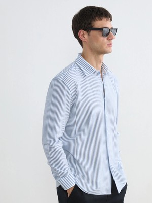 Lc Waikiki Yeni Sezon Regular Fit Çizgili Erkek Gömlek