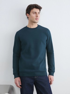 Lc Waikiki Yeni Sezon Bisiklet Yaka Erkek Kalın Sweatshirt