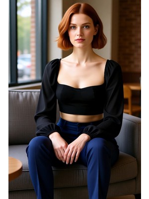 PayBuy Şık Çok Çiçekli Viskoz Crop Bluz Fitted Kalıp Yazlık Plaj Özel Tasarım Rahat Kullanım
