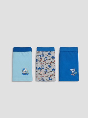 Lc Waikiki Yeni Sezon Erkek Çocuk Sonic Baskılı Boxer 3'lü