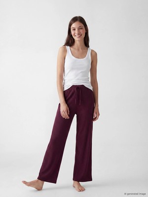 Lc Waikiki Yeni Sezon Beli Lastikli Kadın Pijama Alt