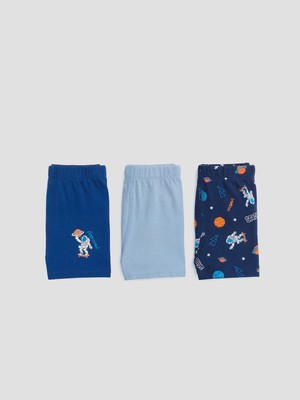 Lc Waikiki Yeni Sezon Baskılı Erkek Çocuk 3'lü Boxer