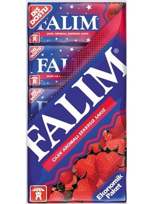 Peri Store 5'li Çilekli Şekersiz Sakız 35 gr