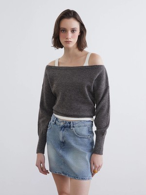 Lc Waikiki Yeni Sezon Kayık Yaka Oversize Kadın Triko Kazak