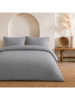 Pınarhome collection Çift Kişilik Nevresim Takımı Alt Çarşafı Lastiklidir (Istenizse Düz De Yapılabilir)