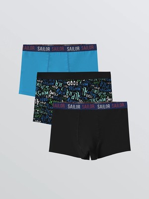 Lc Waikiki Yeni Sezon 3'lü Pamuklu Erkek Çocuk Boxer