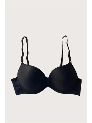 Aria's Closet Arias Closet Mikro Kumaş Push Up Dolgulu Balenli Günlük Tek Destekli Sütyen