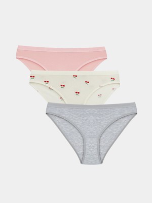 Lc Waikiki Yeni Sezon Baskılı Bikini Külot 3'lü