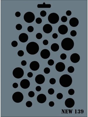 Belirtilmemiş New Seri N-139 Stencil 35X25 cm