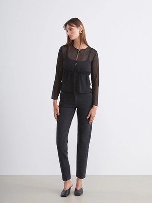Lc Waikiki Yeni Sezon Slim Mom Kadın Jean Pantolon