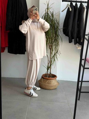 Butik Duyawear Penye Şalvar Paça Takım