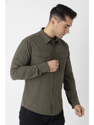 Crozwise Gömlek Haki 7154-04