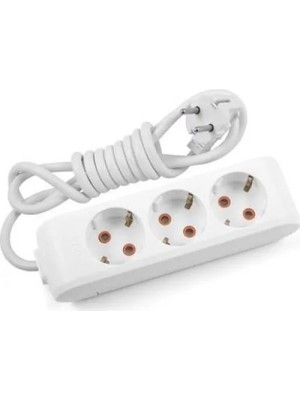 Belirtilmemiş Multi-Let 3 Lü 5 Metre Topraklı Grup Priz
