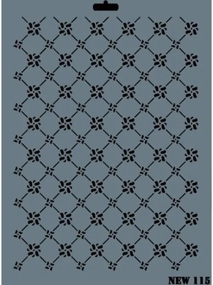 Belirtilmemiş New Seri N-115 Stencil 35X25 cm