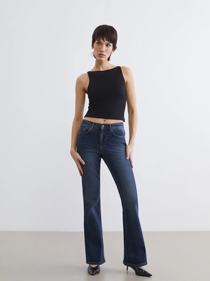 Lc Waikiki Yeni Sezon Flare Kadın Jean Pantolon
