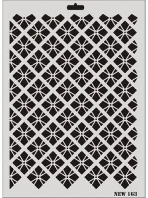 Belirtilmemiş New Seri N-163 Stencil 35X25 cm