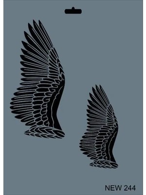 Belirtilmemiş New Seri N-244 Stencil 35X25 cm