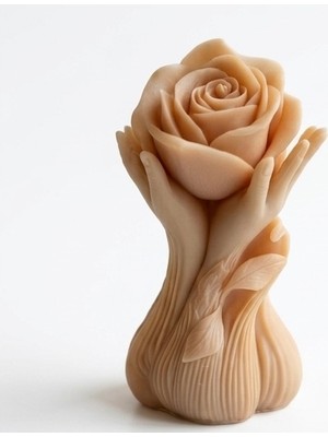 Karakız Dekoratif Gül Silikon Kalıp 9.5x4 Cm