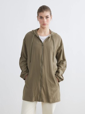 Lc Waikiki Yeni Sezon Kapüşonlu Oversize Kadın Tunik