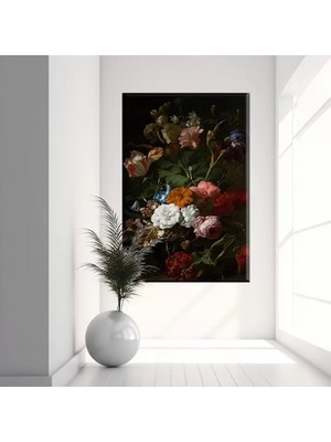 Vogloo Gece Florası Kanvas Tablo