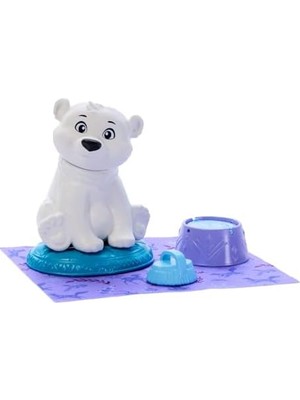 Zg Store Karlar Ülkesi Bebek ve Yavru Ayıcık Figürü, Ayıcığın Yatağı ve Battaniyesi Dahil 4 Aksesuar, JFG16