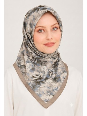 Miray Nevada Büyük Boy Organik Pamuk Eşarp - 120 x 120 - 06579-04