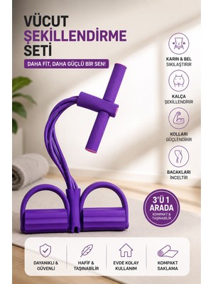 Syn Aksesuar Body Trimmer Çok Fonksiyonlu Vücut Şekillendirme Egzersiz Aleti – Karın, Bacak, Kalça ve Kol Güçlendirme Spor Aparatı