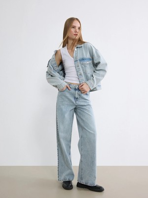 Lc Waikiki Yeni Sezon Wideleg Kadın Jean Pantolon