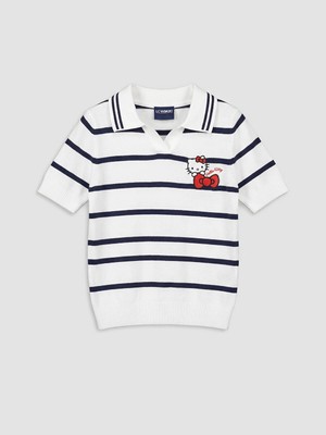 Lc Waikiki Yeni Sezon Hello Kitty Nakışlı Kız Çocuk Triko Kazak