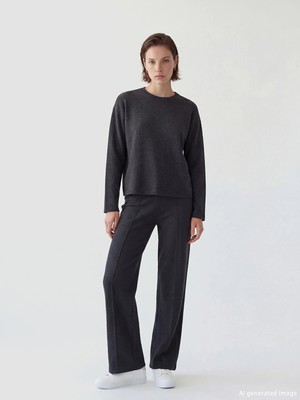 Lc Waikiki Yeni Sezon Beli Lastikli Geniş Paça Kadın Pantolon
