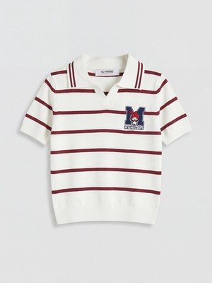 Lc Waikiki Yeni Sezon Polo Yaka My Melody Nakışlı Kız Çocuk Triko Kazak