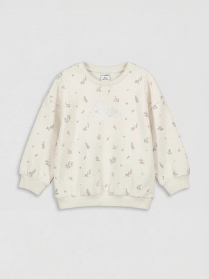 Lc Waikiki Yeni Sezon Kız Çocuk Baskılı Sweatshirt