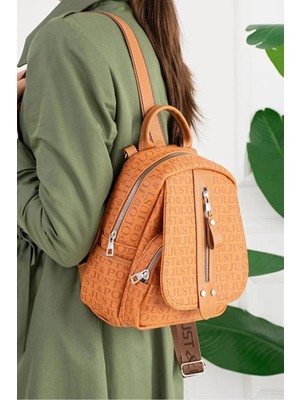 Just Polo Kadın Günlük Kullanıma Uygun Şık ve Kullanışlı Sırt Çantası Shopper Ebat : En 25 cm