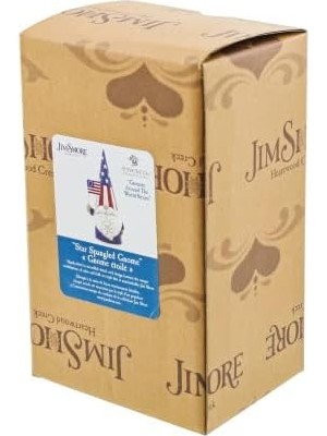 Zg Store Enesco Jim Shore Heartwood Creek Dünyanın Etrafında Cüceler Amerikan Vatansever Heykelcik, 13 Cm, Çok Renkli